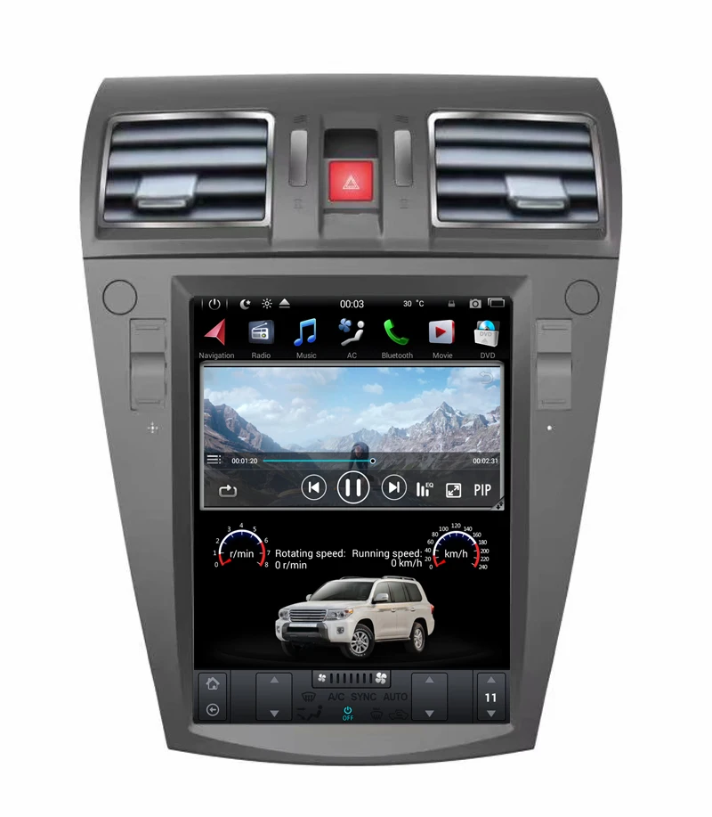 Sumdymax Tesla стиль android 7,12 автомобильный аудио плеер для Subaru Forester XV 2012- с четырехъядерным процессором 2G ram 32G rom gps-навигация