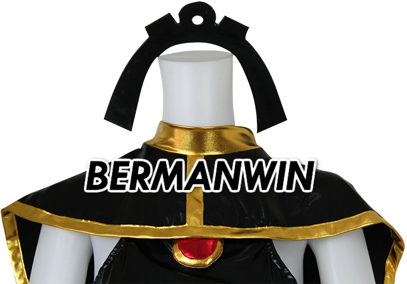 BERMANWIN Высокое качество X-men Сторм костюм черный золотой блестящий супергерой костюм с накидкой Хэллоуин Косплей Костюм