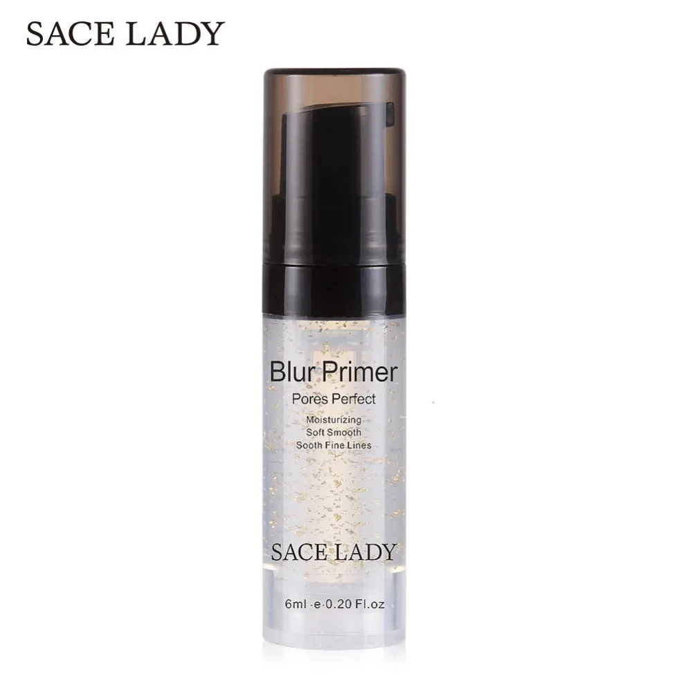 SACE LADY праймер для макияжа 24K Gold контроль масла матовый макияж лица основа гель