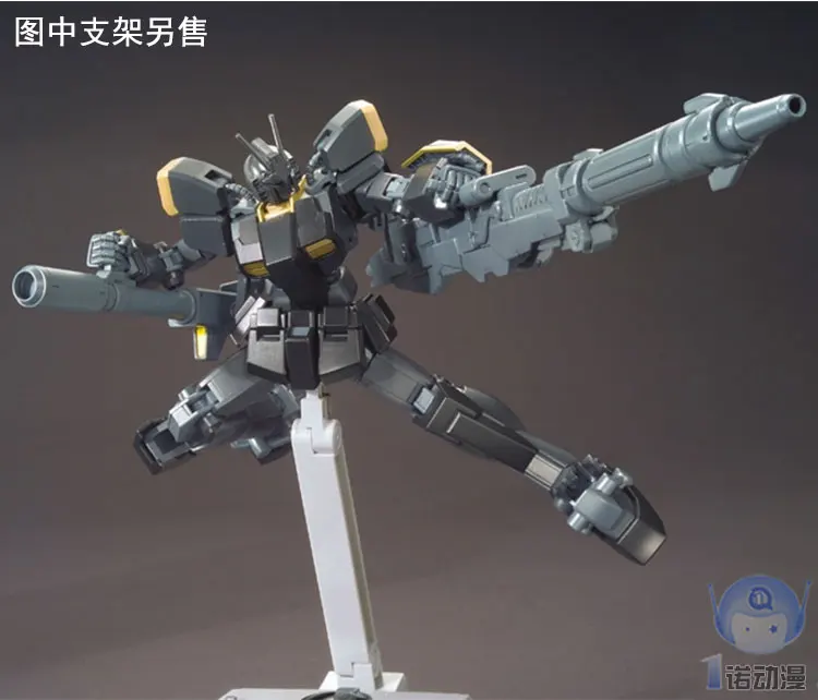 Японская оригинальная модель Gundam HG 1/144 освещение черный воин робот мобильный