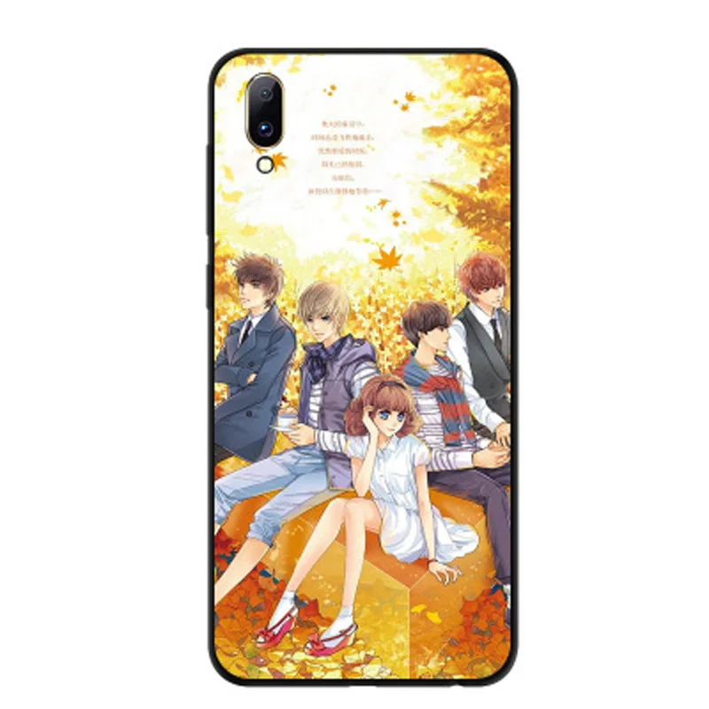 Чехол для Vivo V11 чехол s Coque VivoV11 в стиле кампуса Мягкая силиконовая задняя крышка с