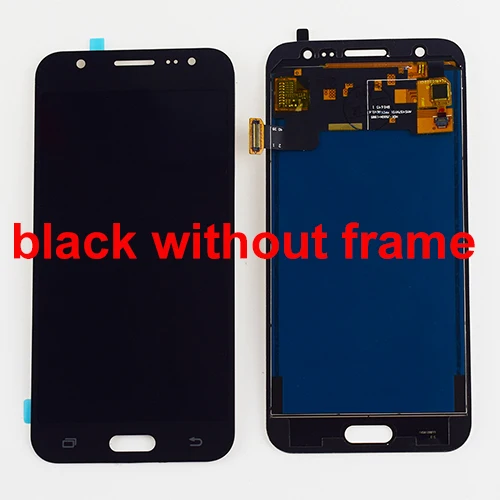 Black without frame ЖК-дисплей для samsung Galaxy J5 ЖК-дисплей J500 J500F J500G J500M J500H J500FN ЖК-дисплей Дисплей кодирующий преобразователь сенсорного экрана в сборе рамка - Цвет: Black without frame