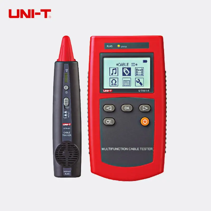 UNI-T UT681A многофункциональный кабель Finder набор сетевой тестер кабельный тестер охотничий инструмент устройство проверки линии