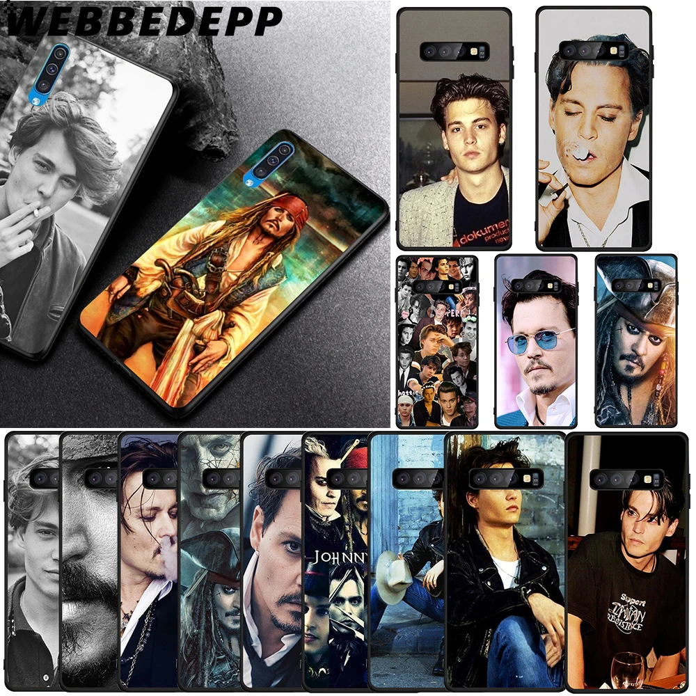 WEBBEDEPP мягкий чехол Джонни Депп для Samsung Galaxy A3 A5 A6 Plus A7 A8 A9 J6 чехол|Бамперы| |