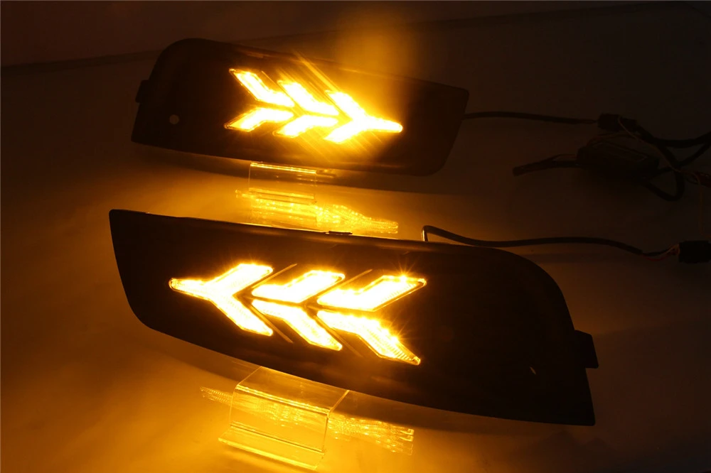 Cscsnl 2 шт. для chevrolet cruze 2009 2010 2011 2012 2013 DRL Дневной светильник колпак противотуманных фар с желтым сигналом поворота