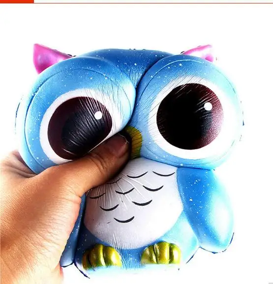 15cm Lovely Galaxy Owl Fun Hamster Squishy Decor Slow Rising Kid Toy Squeeze Relieve Anxiet Gift Anti Stress | Игрушки и хобби