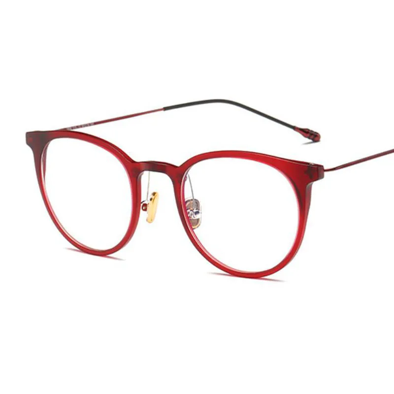 TR90 модные красные оправа для очков в стиле кошачьи глаза прозрачная женские