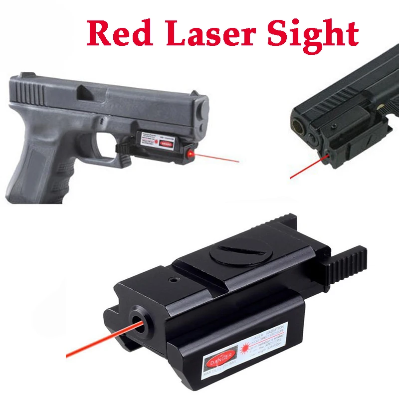 

Тактический красный точечный лазерный мини-прицел Пикатинни 20 мм рельсовый лазер для пистолета Glock аксессуары для охоты оптический прицел