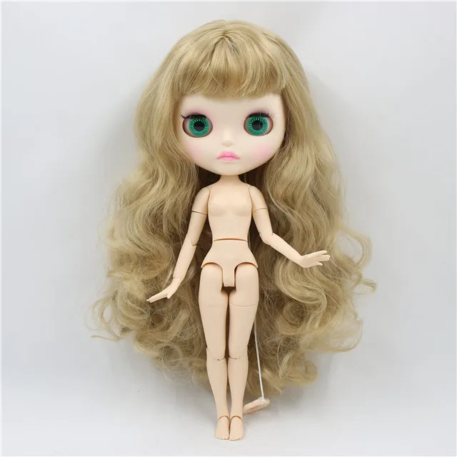 new face doll Фабрика blyth кукла игрушка шарнирное тело матовое лицо рождественское платье обувь с рождественской шляпой/без рождественской шапки комбинации - Цвет: new face doll