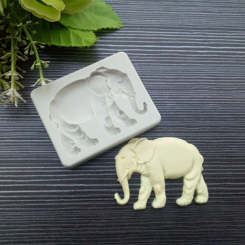 Новая силиконовая форма в виде слона помадка для торта инструменты выпечки