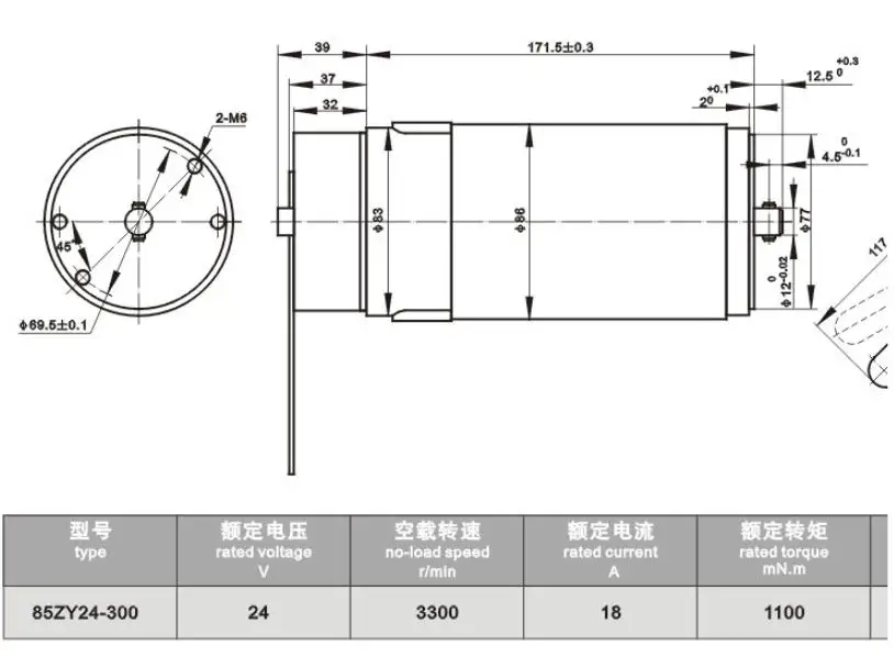 Высокое Качество Linix DC 24 в 80 Вт мотор-редуктор 85ZY24-80-B/90JB120G1538-BM 15 мм двойной вал постоянного магнита редуктор постоянного тока