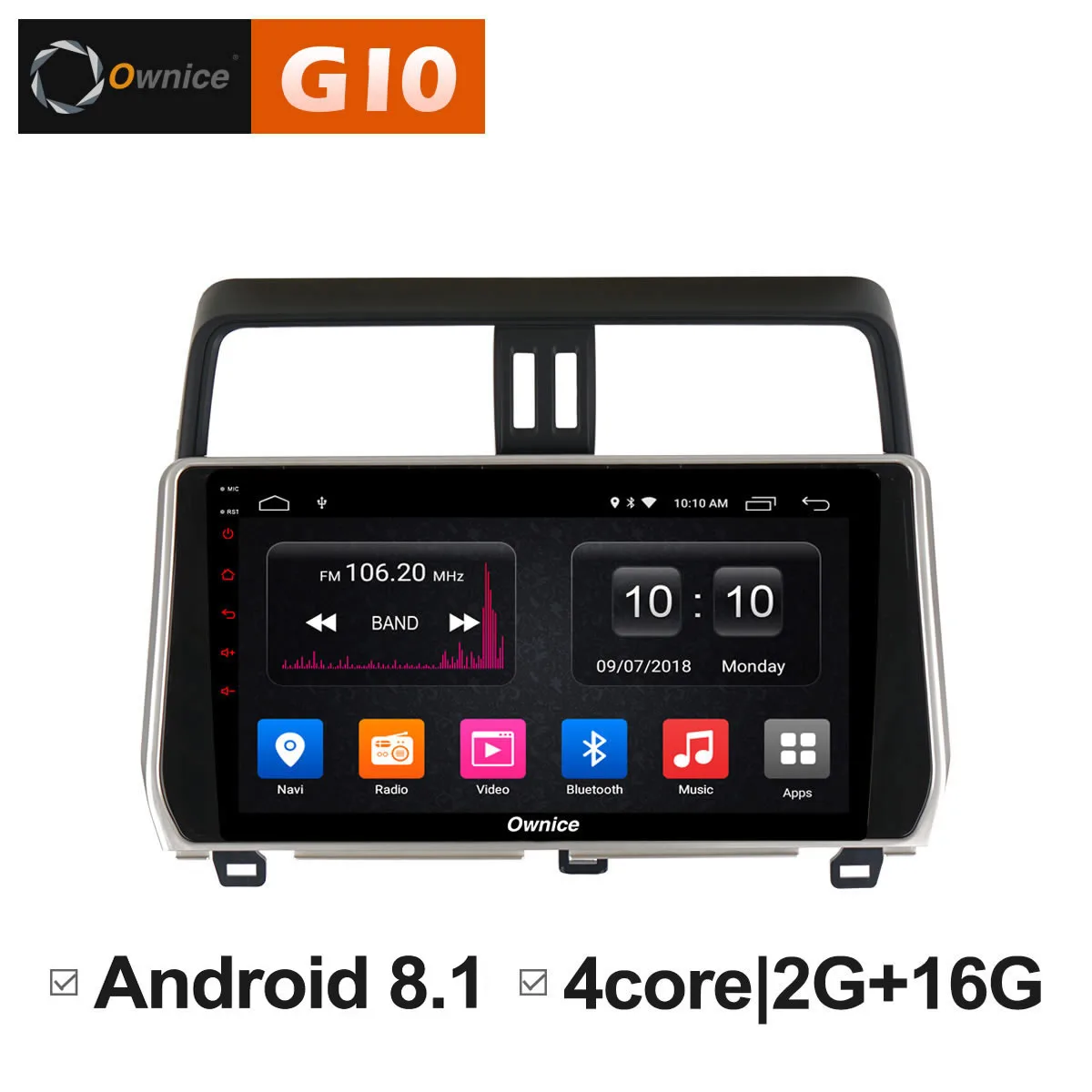 10 1 дюймов Ownice C500 + G10 2 Гб Оперативная память 32G Встроенная Octa Core Android 8