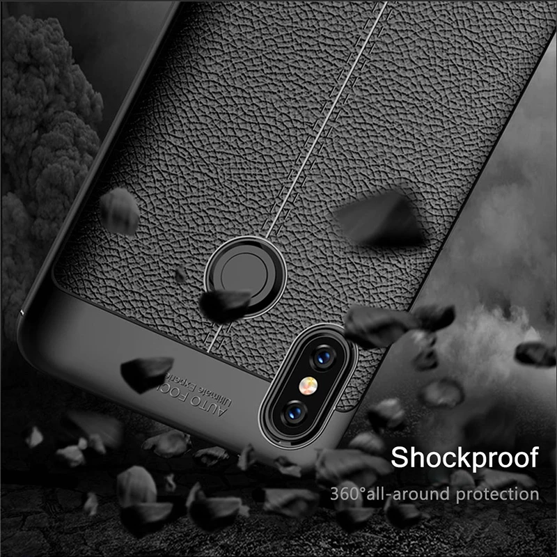 TPU чехол для телефона Xiaomi Mi макс 3 противоударный кожи зернистой защитный бампер