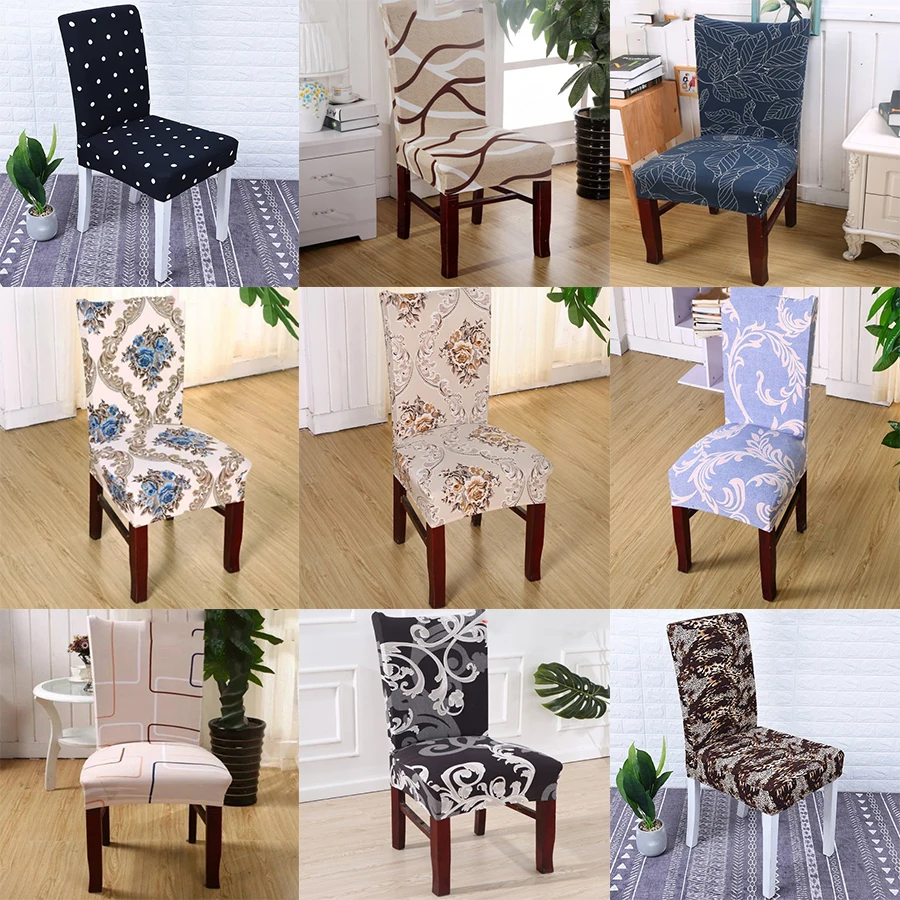 Covers Spandex Brown Sliver Elastic Chair Covers American St
