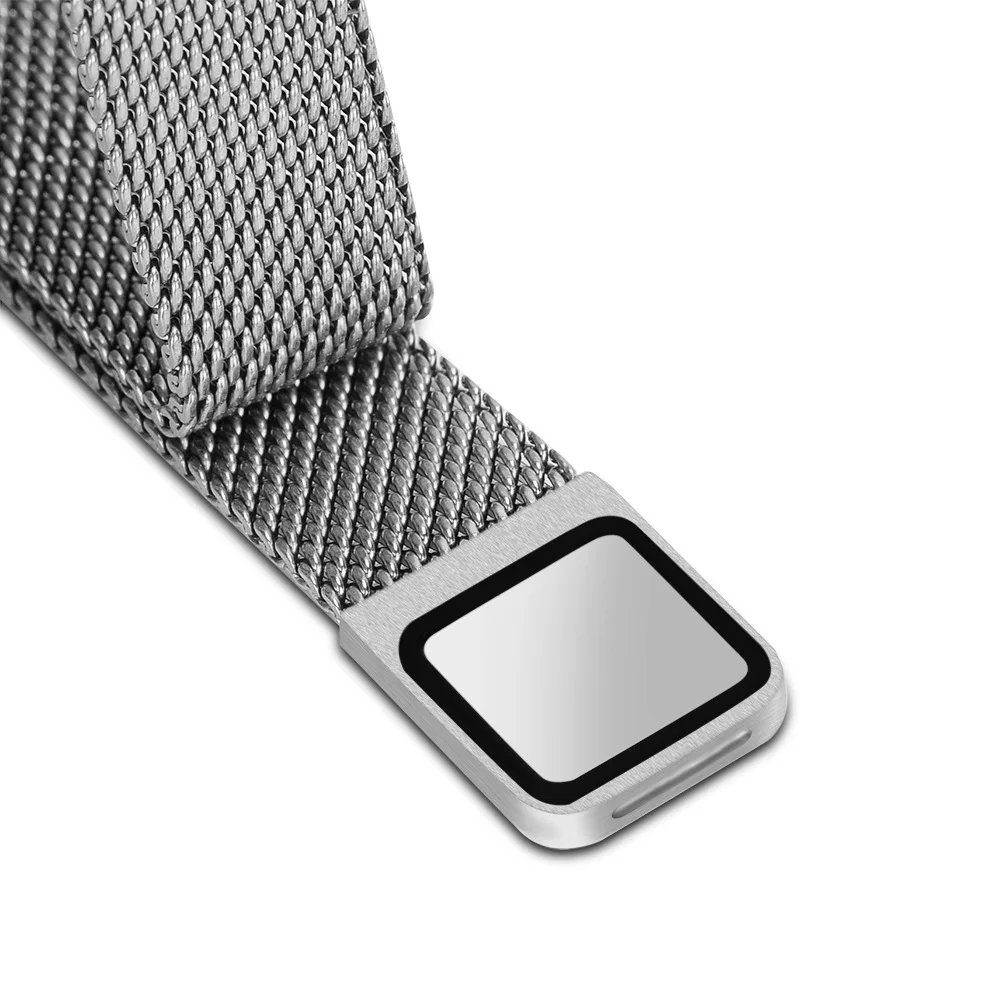 Миланский сетчатый Ремешок Для Fitbit Alta/fitbit Alta HR магнитный замок Браслет замена ремешок Нержавеющая сталь металлический ремешок