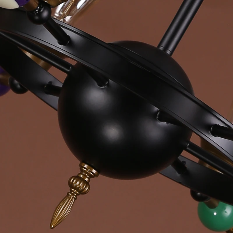 Винтажная Подвесная лампа в стиле лофт железный светодиодный светильник ретро