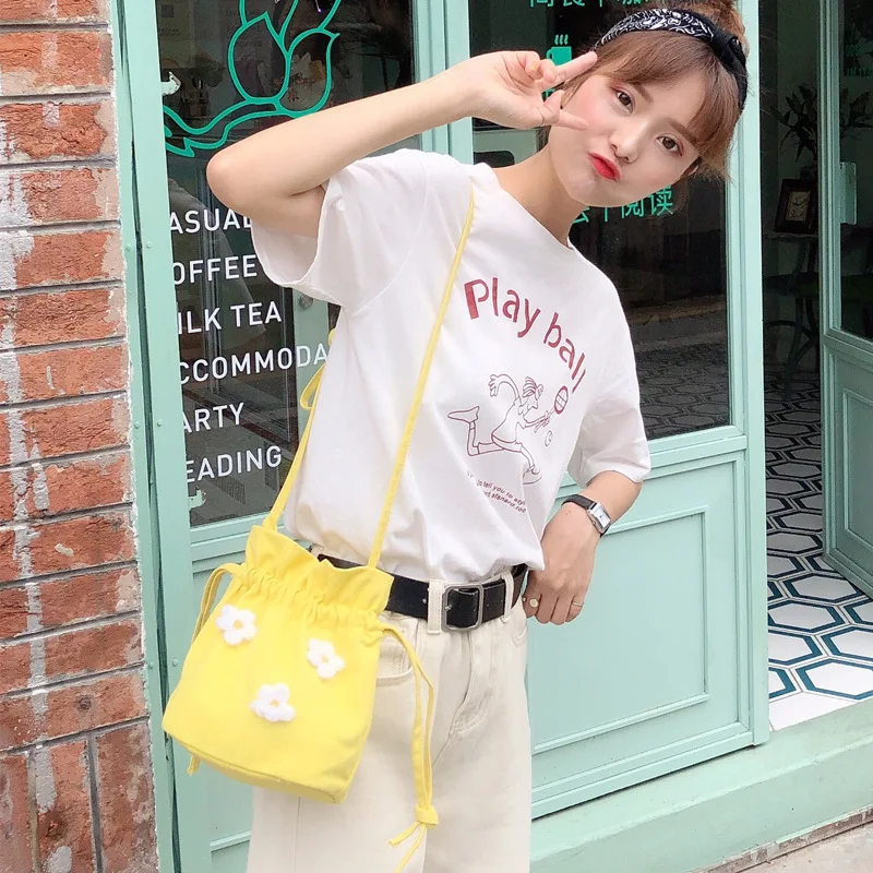 Youda новые летние цветы дамы милый стиль наслан вместительная сумка через плечо