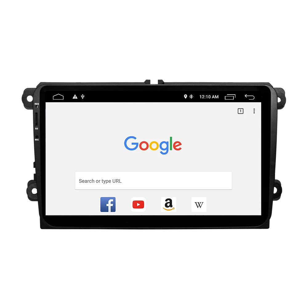 Для Golf Skoda Android 6 0 Gps авто радио 2 дин 9 дюймов к Fabia Octavia Yeti мужские поло PASSAT с dab|car radios