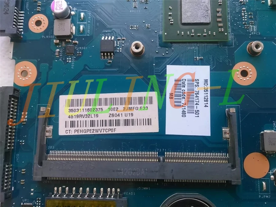 Материнская плата JOUTNDLN для ноутбука HP 14-G 245 G3 764174-601 764174-501 серия MB E1-6010 процессор
