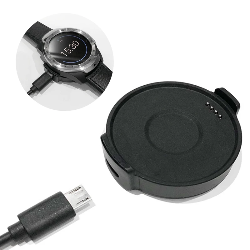 Смарт-часы зарядное устройство для Ticwatch Pro Usb данных и док-станция зарядки