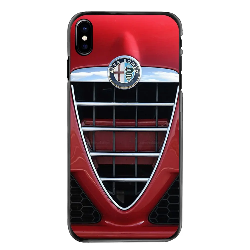 Интимные аксессуары телефон в виде ракушки крышка суперкар для Alfa Romeo Логотип Iphone