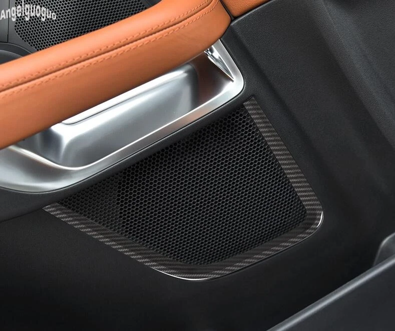 ABS хромированный углеродный стиль для Jaguar E-pace 2018 19 E PACE автомобильный аудио рожок