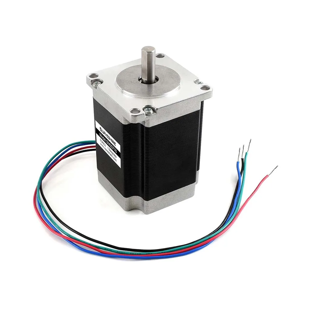 

SM25776, Two-Phase Stepper Motor,Body length: 76mm,Rated current: 3.0A/Phase,Phase inductance: 1.6mH,Compatible driver: SMD258C