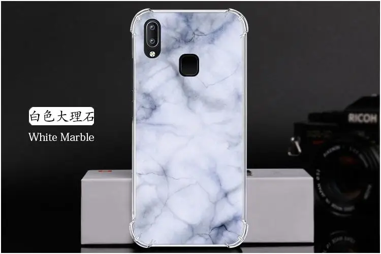 Противоударный чехол для телефона Vivo Y91/Y95/U1/Y91i модный дизайн с подушкой безопасности цветной окрашенный задний Чехол для телефона