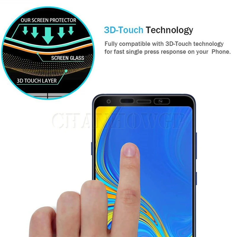 Полное покрытие из закаленного стекла для Samsung Galaxy A9 2018 Star Pro A9s Защита экрана SM A920