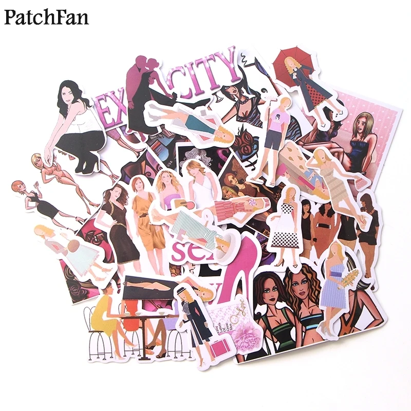 12 компл./лот Patchfan 22 шт./компл. секс и Город Женские Пастер коллекция 90s наклейка для