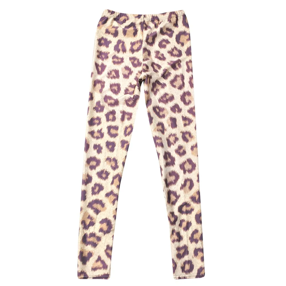 

Elastic Casual Pants 3D Digital Printing Sexy Leopard Pattern Women Leggings 7 sizes Fitness Clothing Free Shipping