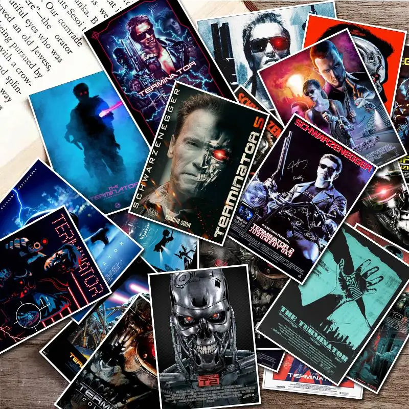 25 шт. Терминатор T 800 Арнольд Шварценеггер наклейка для фильма багажа Скейтборд