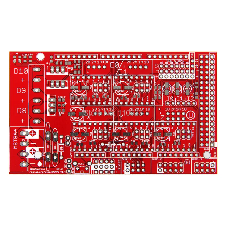 RepRap Mega Pololu Shield Electronics Ramps1.4 комплекты PCB|kit kits|kit electronickit pcb |