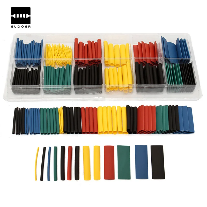 280 шт. термоусадочные трубки из полиолефина 8 размеров|heat shrink tubing tube|tubing tubesleeve wrap |