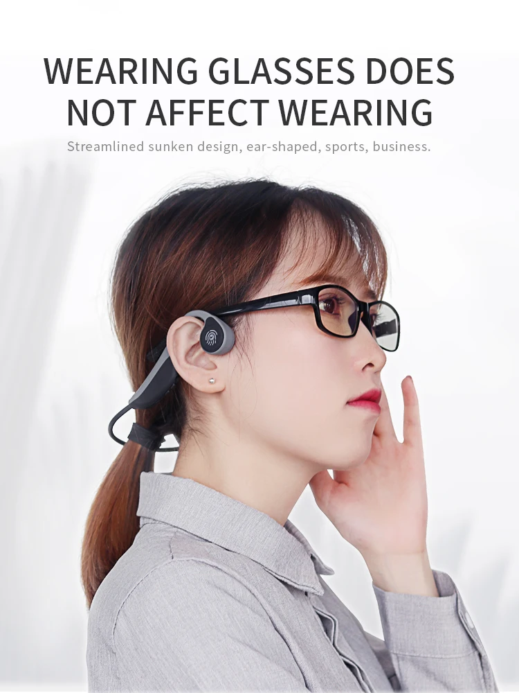 V9 TWS Bluetooth 5,0 беспроводные наушники костной проводимости наушники для спорта на открытом воздухе гарнитура с микрофоном наушники для мобильных телефонов