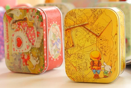13 видов стилей коробка для хранения Ретро Мультфильм трещина Zakka жестяная конфет
