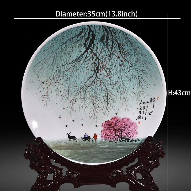 Искусственные поделки ручная роспись ландшафт искусственная кожа украшение для