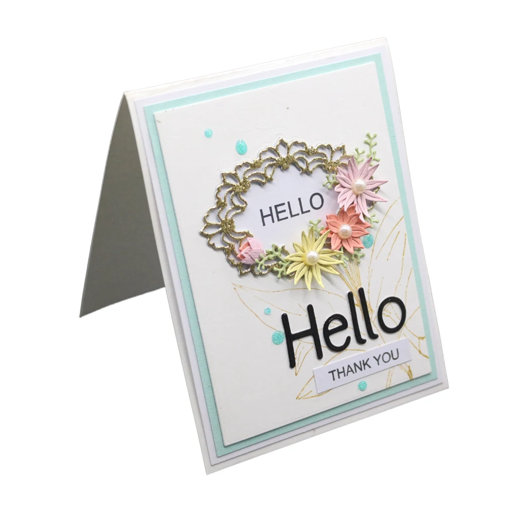 2019 Новое поступление Фон металлические трафареты для пресс-формы DIY