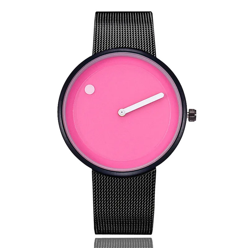 Часы женские кварцевые с кожаным ремешком и сетчатым ремешком|Женские наручные