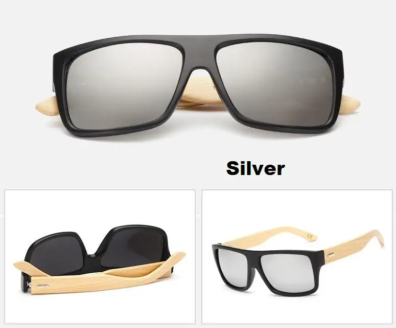 Мужские солнцезащитные очки M18 с искусственной текстурой древесины брендовые