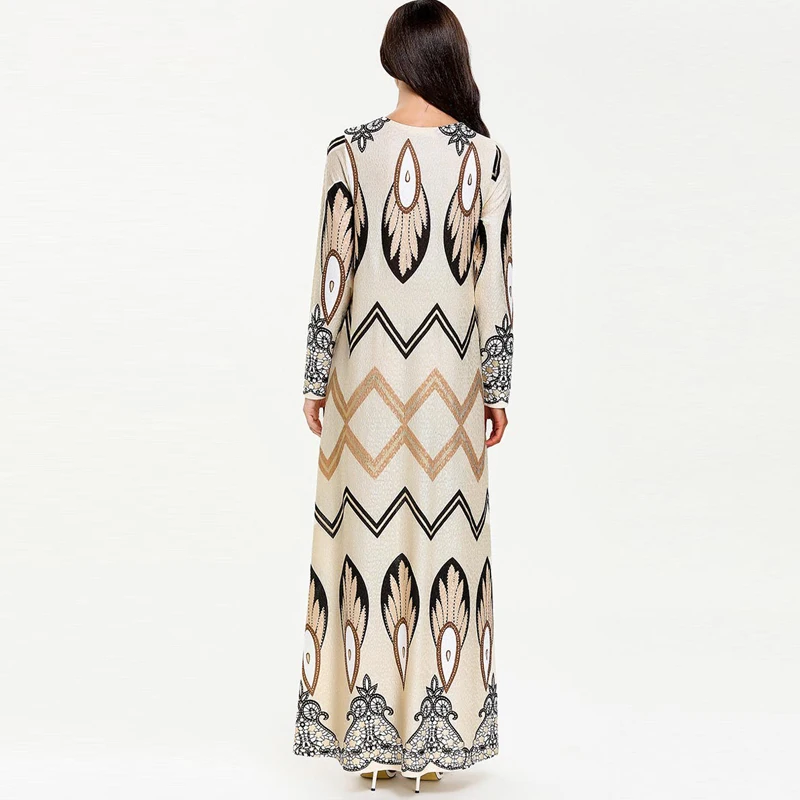Vestidos кафтан абайя Marocain Дубай исламский арабский мусульманский хиджаб платье для