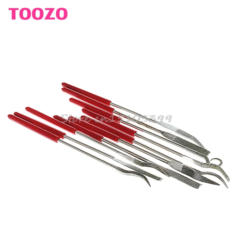 Новые механические часы с алмазным покрытием 10 шт. ювелирные напильники