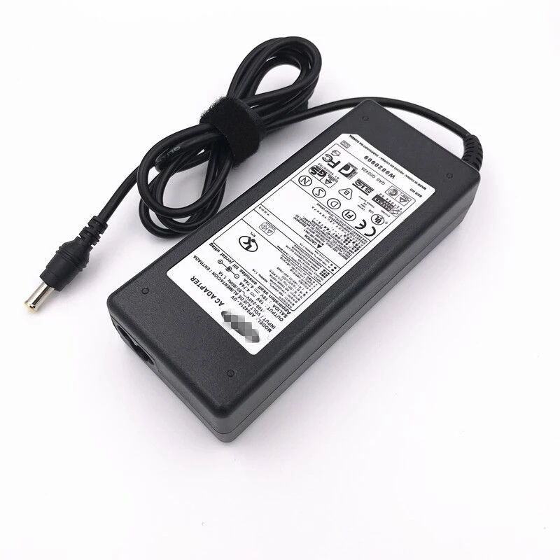 Laptop AC Adapter DC Charger Connector Port Cable For Samsung R18 R20 R23 R25 R26 R510 R518 R519 R520 19V 4.74A 90W | Компьютеры и