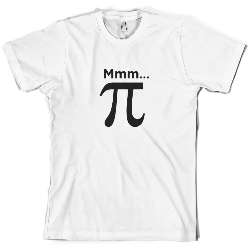 Mmm Pi-Мужская футболка-Maths-Geek-Nerd-10 цветов-Бесплатная доставка UK P &amp PMans уникальная