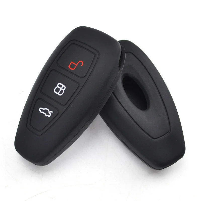 Фото Силиконовый чехол для ключей для Ford Focus RS Fiesta Mondeo Kuga B-Max Grand C-Max Galaxy, чехол для ключей без ключей №4