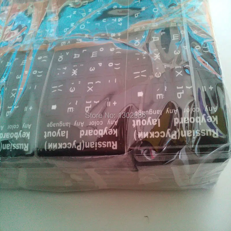 Наклейки на клавиатуру с русской раскладкой 10 дюймов или выше 500 шт./лот|keyboard layout