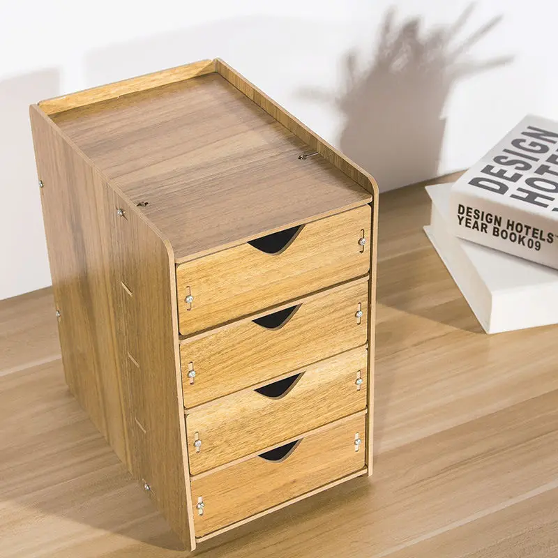 Coloffice деревянный многослойный ящик для хранения Шкаф Бесплатная комбинация