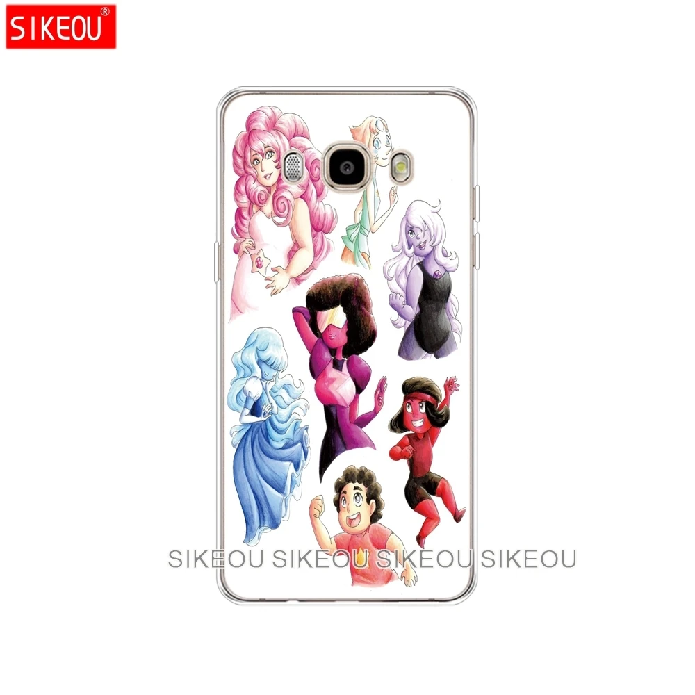 Силиконовый чехол для телефона Samsung Galaxy J1 J2 J3 J5 J7 MINI 2016 2015 prime crystal gems steven