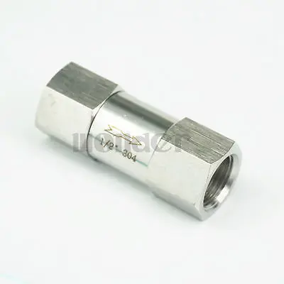 Односторонний обратный клапан из нержавеющей стали 1/2 дюйма с внутренней резьбой