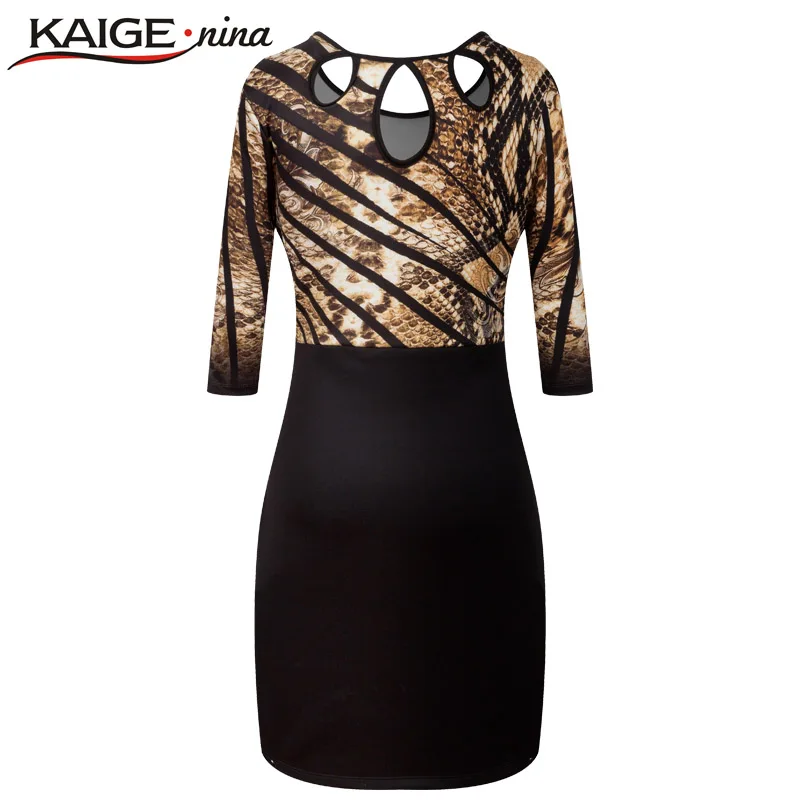 KAIGE NINA женское платье 4 стиля повседневное сексуальное модное с вырезом три